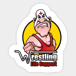 Wrestling Life Support Podcast Sticker